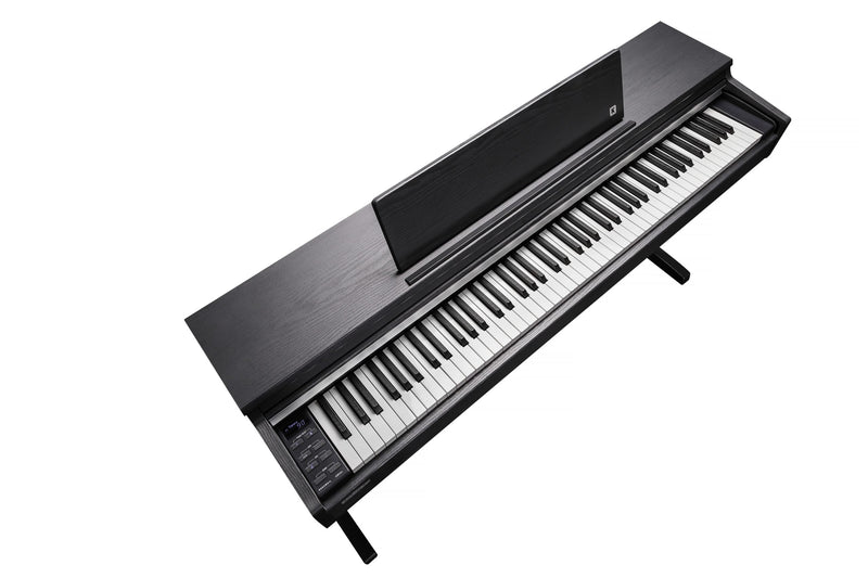 Kurzweil CUP M1 Home Digital Upright Piano | 88 Keys, Bluetooth+MIDI & USB Connectivity, Rosewood Finish - Musical Instrument Warehouse