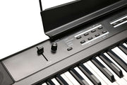 Kurzweil Ka S1 88-Key Semi-Weighted Hammer Action Digital Piano with 16 flagship Voices + Power Supply + Sustain Pedal (Black) - Musical Instrument Warehouse
