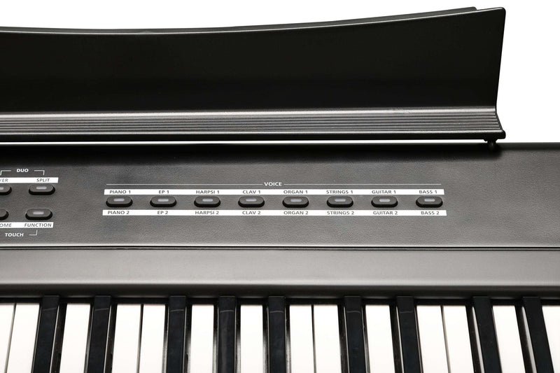 Kurzweil Ka S1 88-Key Semi-Weighted Hammer Action Digital Piano with 16 flagship Voices + Power Supply + Sustain Pedal (Black) - Musical Instrument Warehouse