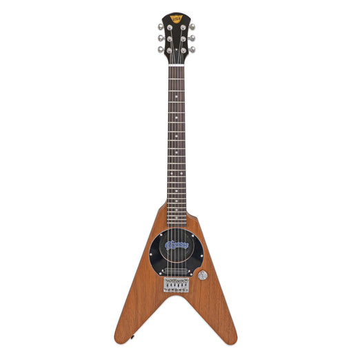 Pignose PGG-200V Legendary Travel Mini Electric Guitar With Gig Bag Stained Brown - Musical Instrument Warehouse