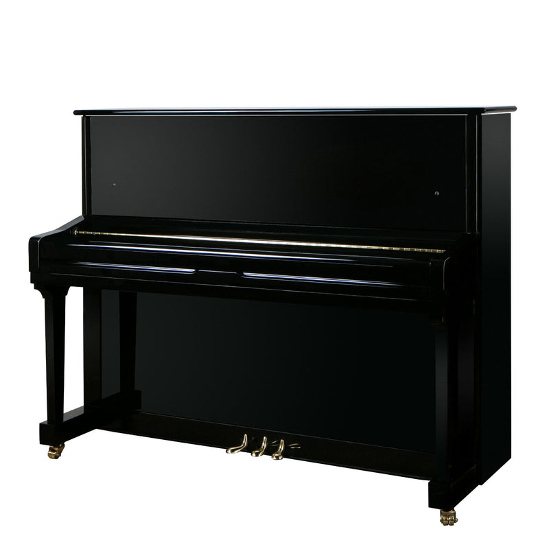 Weber WB122E 48" Upright Piano - Ebony Polish - Musical Instrument Warehouse