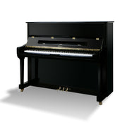 Weber WB122E 48" Upright Piano - Ebony Polish - Musical Instrument Warehouse