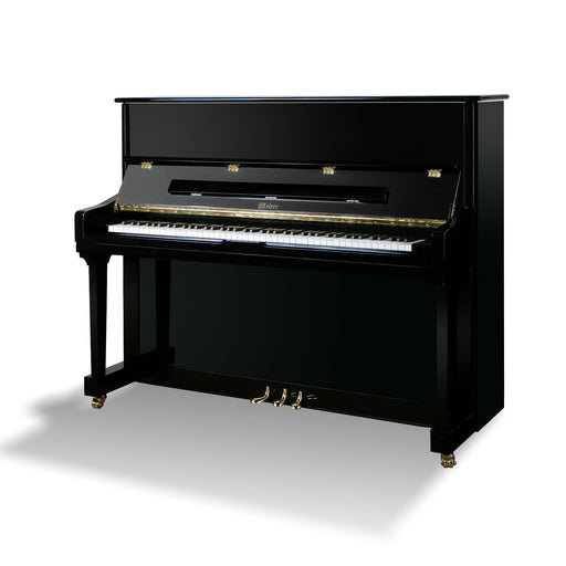 Weber WB122E 48" Upright Piano - Ebony Polish - Musical Instrument Warehouse