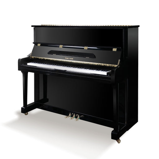 Young Chang 48″ Professional Upright Piano Ebony - YC121E - Musical Instrument Warehouse