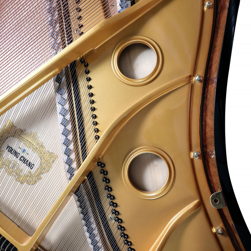 Young Chang YC152E 5’ Baby Grand Piano Ebony - Musical Instrument Warehouse