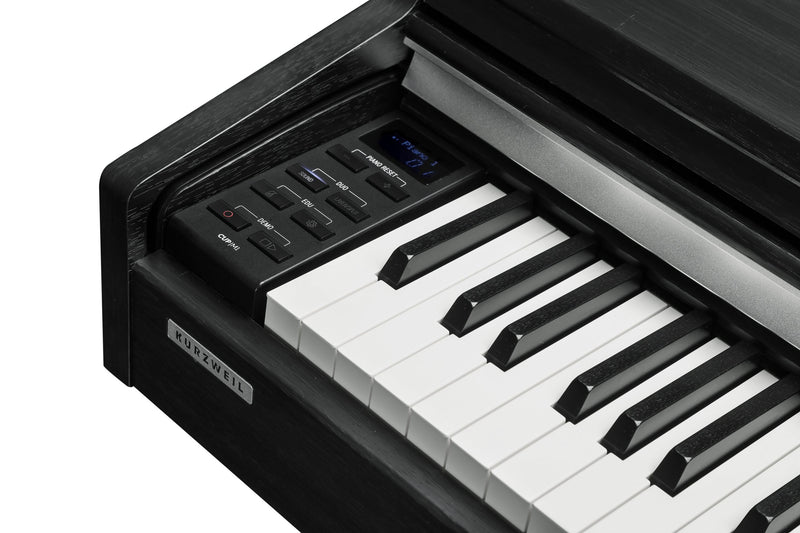 Kurzweil CUP M1 Home Digital Upright Piano | 88 Keys, Bluetooth+MIDI & USB Connectivity, Black - Musical Instrument Warehouse