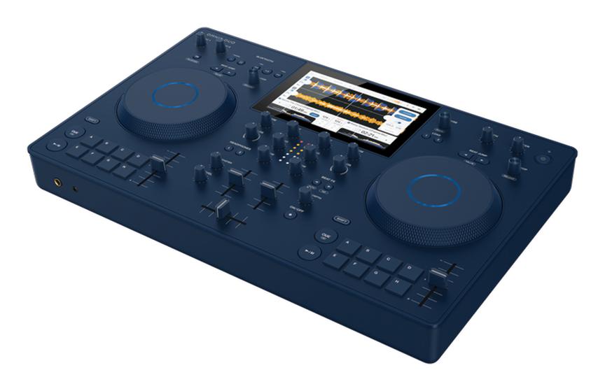 AlphaTheta Omnis-Duo 2-deck Portable All-In-One DJ System Blue