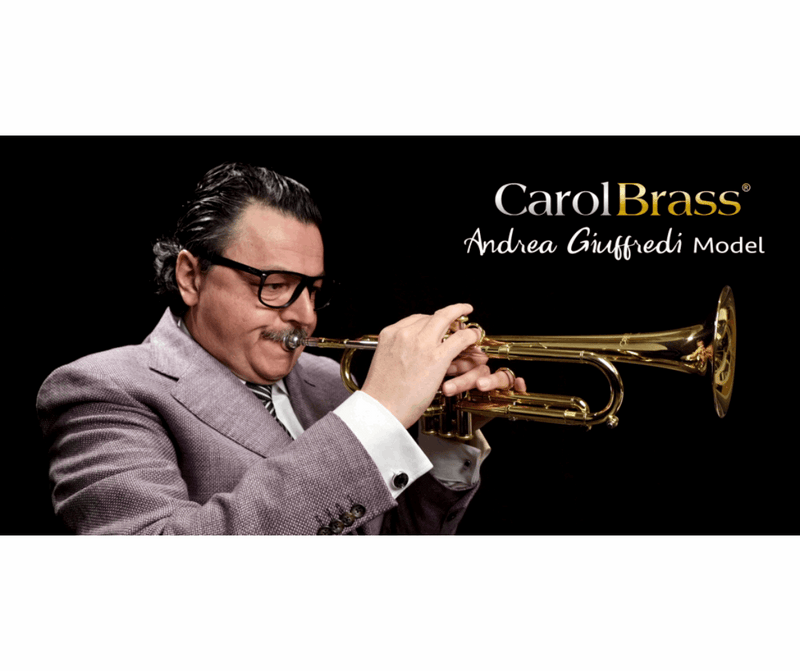 CarolBrass Signature Series Andrea Giuffredi "All-around" Model Trumpet Lacquer Finish - Musical Instrument Warehouse