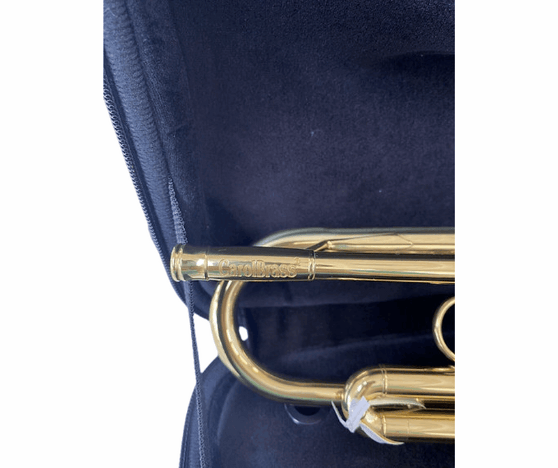 CarolBrass CTR-5000L-YST-Bb-SLB Trumpet - Musical Instrument Warehouse