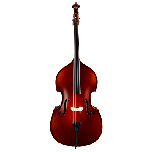 Bucharest KDB4134 Carved Double Bass 3/4 size Outfit - Musical Instrument Warehouse