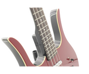 Danelectro Longhorn Semi-hollowbody Bass Guitar Red - D58LHB-RED - Musical Instrument Warehouse