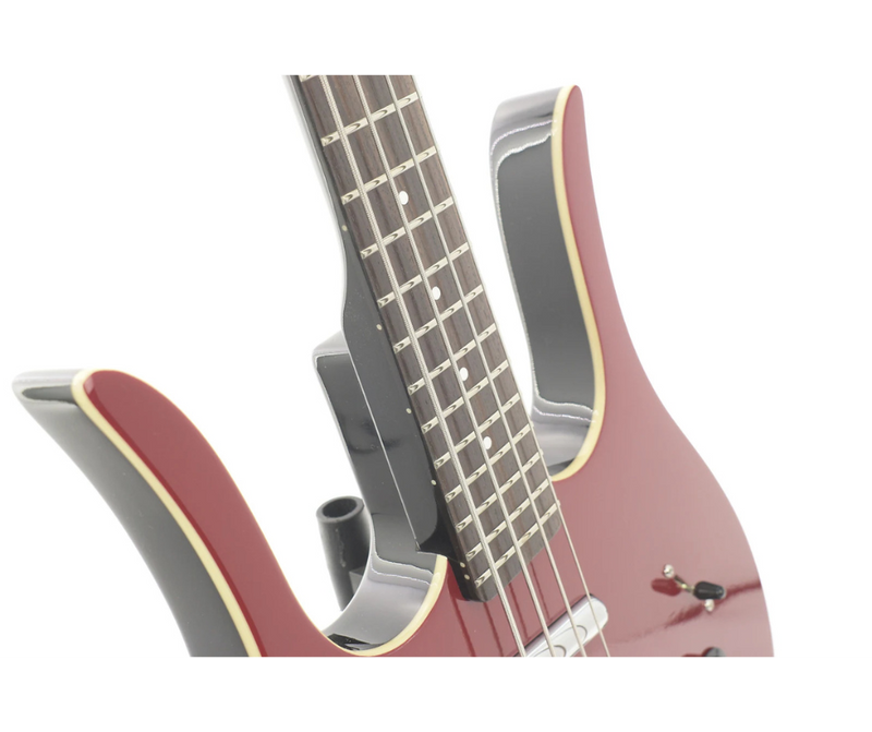 Danelectro Longhorn Semi-hollowbody Bass Guitar Red - D58LHB-RED - Musical Instrument Warehouse