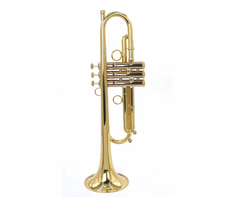 CarolBrass Signature Series Andrea Giuffredi "Commercial" Model Trumpet Lacquer Finish - Musical Instrument Warehouse