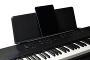 Kurzweil Ka E1 88-Key Weighted Hammer Action Digital Piano with 20 flagship Voices + Power Supply + Sustain Pedal (Black) - Musical Instrument Warehouse