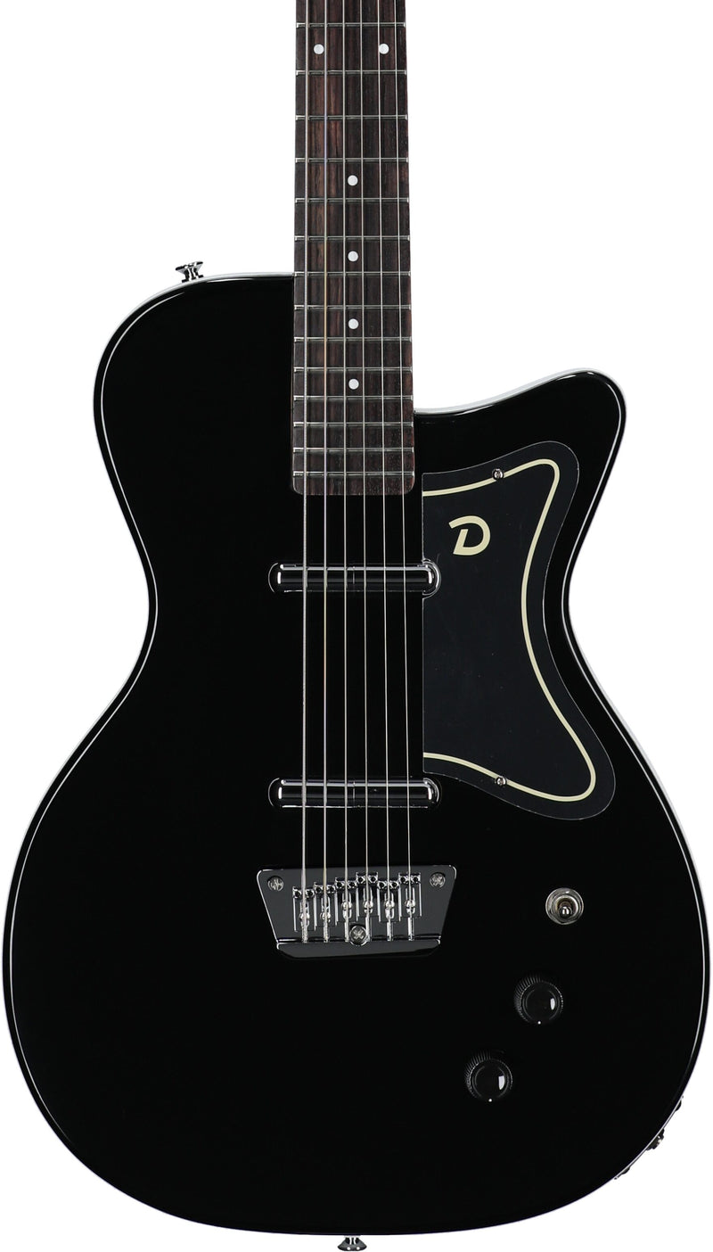 Danelectro D56BAR Baritone Electric Guitar Black - Musical Instrument Warehouse