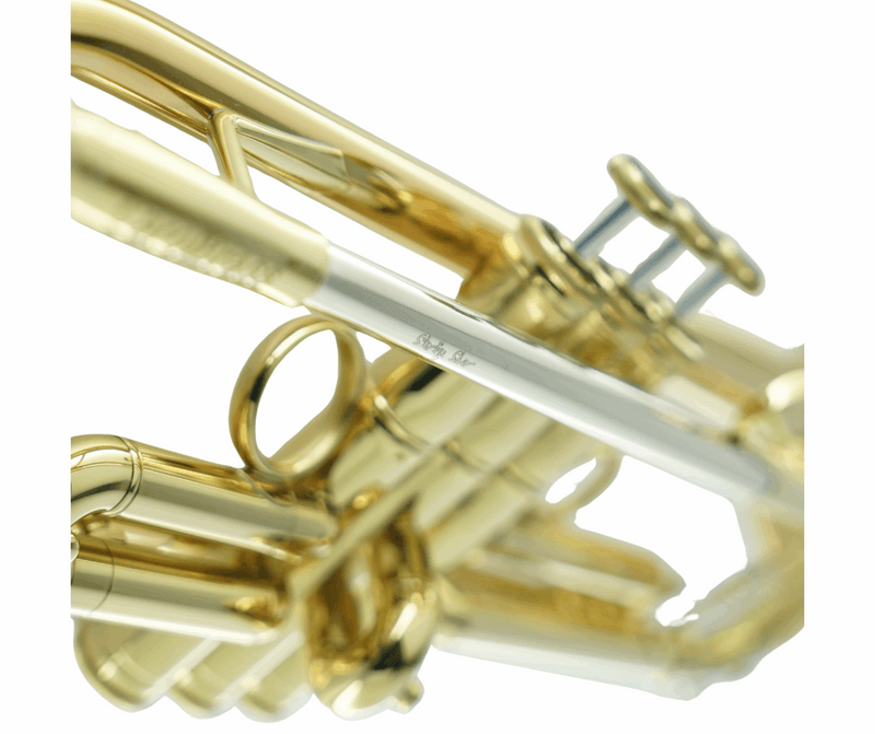 CarolBrass CTR-5060H-GSS-Bb-L Professional Bb Trumpet - Lacquer with Case - Musical Instrument Warehouse