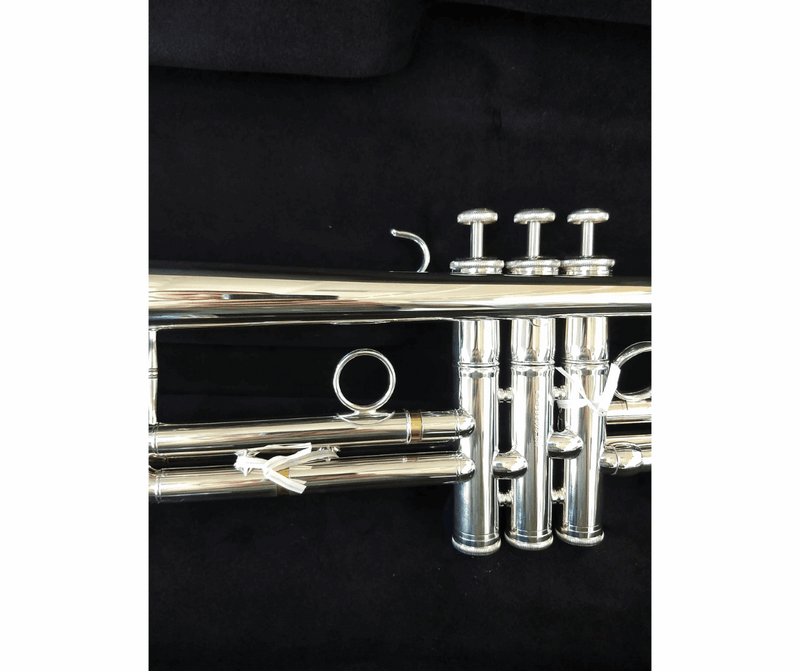 CarolBrass CTR-5000L-YST-Bb-S Trumpet Silver Plated - Musical Instrument Warehouse