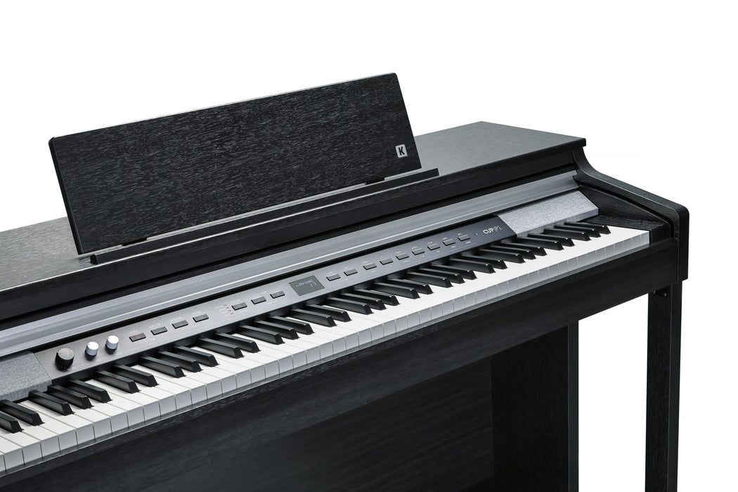 Kurzweil CUP P1 Home Digital Upright Piano | 88 Keys, Bluetooth+MIDI & USB Connectivity, Rosewood Finish