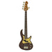 Aria Pro II 313-BB/5 -Detroit Electric Bass Guitar Bourbon Barrel Finish 5-Strings - Musical Instrument Warehouse