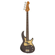 Aria Pro II 313-BB -Detroit Hot Rod Collection Electric Bass Guitar Bourbon Barrel Finish - Musical Instrument Warehouse