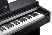 Kurzweil CUP M1 Home Digital Upright Piano | 88 Keys, Bluetooth+MIDI & USB Connectivity, Rosewood Finish - Musical Instrument Warehouse