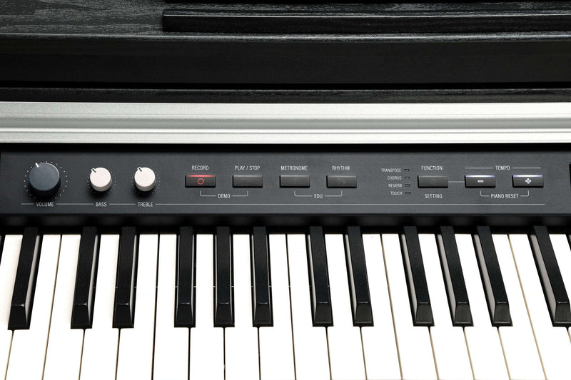 Kurzweil CUP P1 Home Digital Upright Piano | 88 Keys, Bluetooth+MIDI & USB Connectivity, Black - Musical Instrument Warehouse