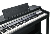 Kurzweil CUP P1 Home Digital Upright Piano | 88 Keys, Bluetooth+MIDI & USB Connectivity, Black - Musical Instrument Warehouse