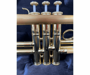 CarolBrass CTR-5060H-GSS-Bb-SLB Professional Bb Trumpet - Satin Lacquer Bell with Case - Musical Instrument Warehouse