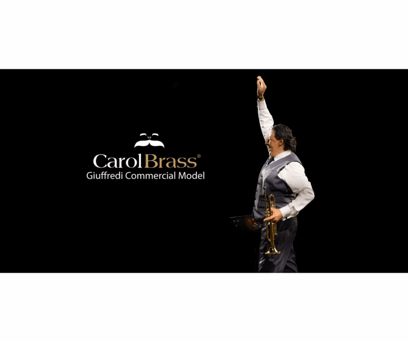 CarolBrass Signature Series Andrea Giuffredi "Commercial" Model Trumpet Lacquer Finish - Musical Instrument Warehouse