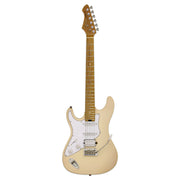 Arai Pro II 714-JH Fullerton Series Tribute Electric Guitar Collection Marble White - Musical Instrument Warehouse