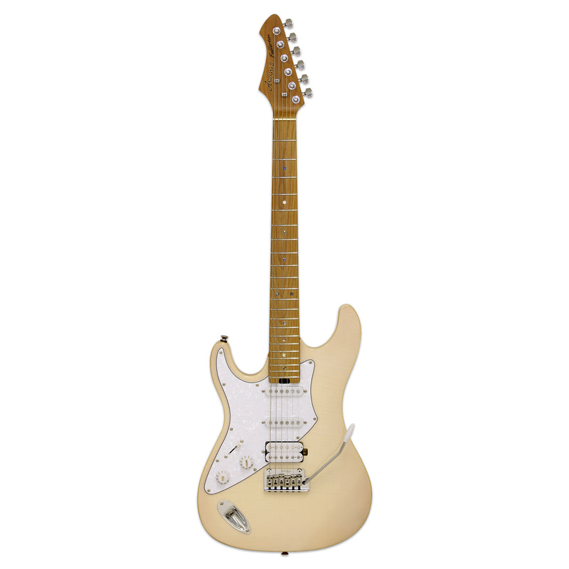 Arai Pro II 714-JH Fullerton Series Tribute Electric Guitar Collection Marble White - Musical Instrument Warehouse