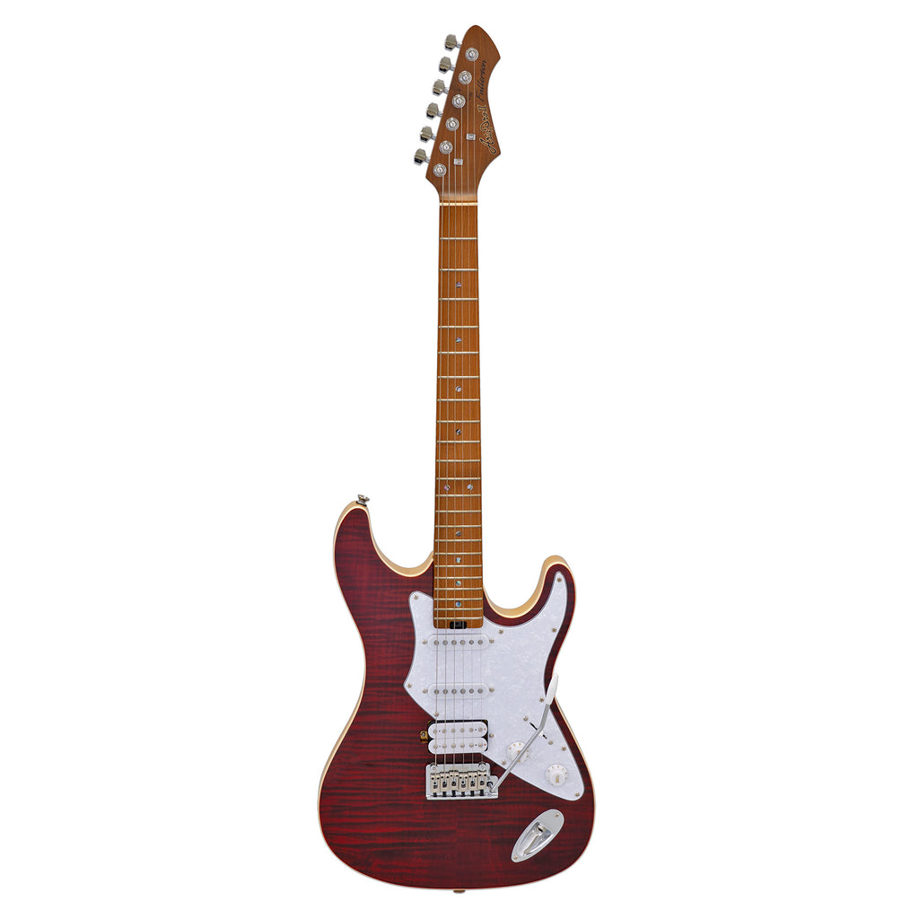AriaPro II Fullerton エレキギター レッド アリアプロ2 AriaProII PE-700 SR (See-through Red) エレキギター フレイム