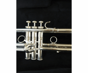 CarolBrass CTR-5000L-YST-Bb-S Trumpet Silver Plated - Musical Instrument Warehouse