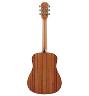 Austin AM30-DSS Travel Size Dreadnought Satin Natural Acoustic Guitar with Bag - Musical Instrument Warehouse