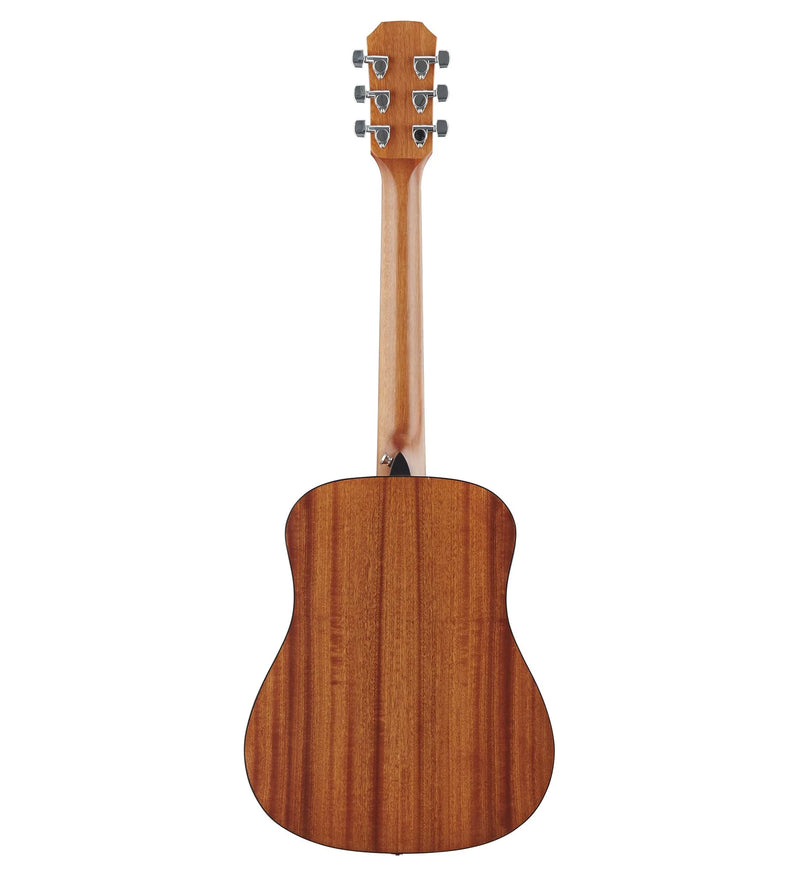 Austin AM30-DSS Travel Size Dreadnought Satin Natural Acoustic Guitar with Bag - Musical Instrument Warehouse