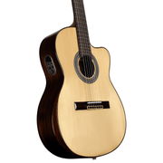 Alvarez AC70Hce Armrest Artist Classical Acoustic Electric Hybrid Guitar with Cutaway - Musical Instrument Warehouse