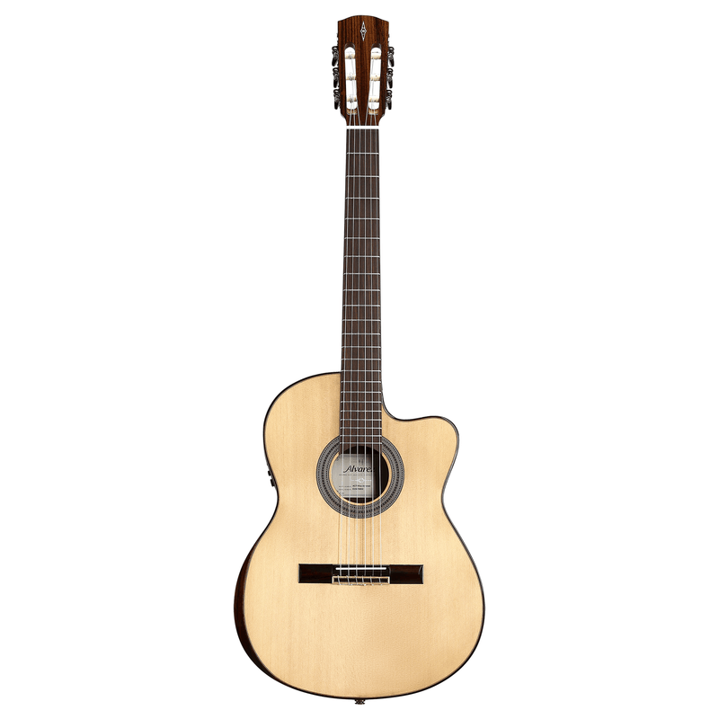 Alvarez AC70Hce Armrest Artist Classical Acoustic Electric Hybrid Guitar with Cutaway - Musical Instrument Warehouse