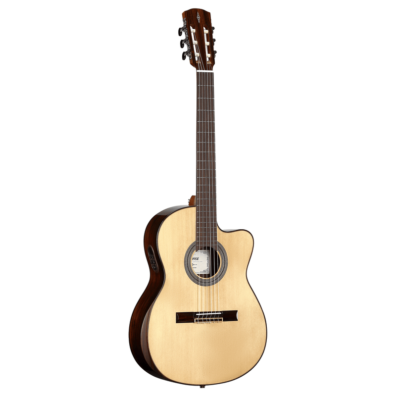 Alvarez AC70Hce Armrest Artist Classical Acoustic Electric Hybrid Guitar with Cutaway - Musical Instrument Warehouse