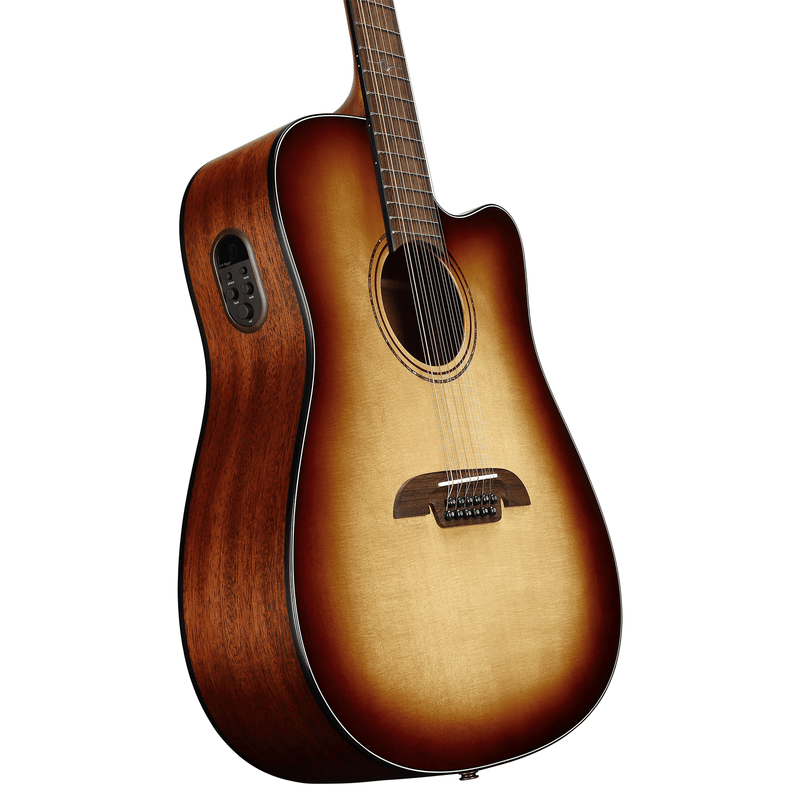 Alvarez AD60ce Artist Dreadnought Acoustic Electric 12 string Guitar with Cutaway - Musical Instrument Warehouse