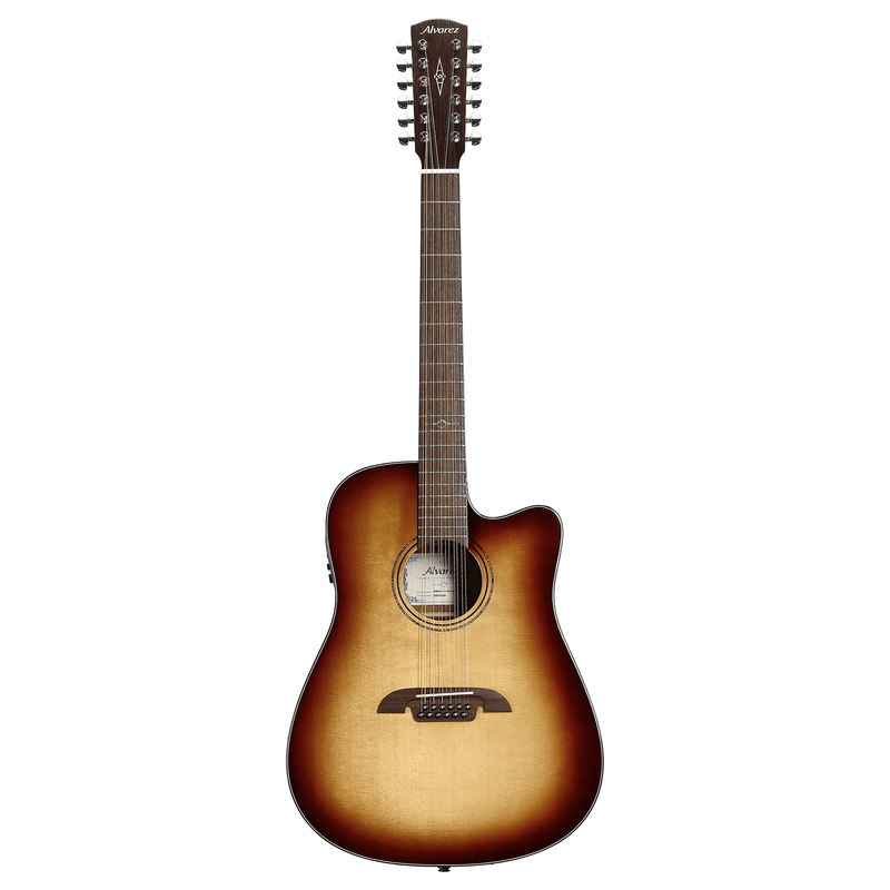 Alvarez AD60ce Artist Dreadnought Acoustic Electric 12 string Guitar with Cutaway - Musical Instrument Warehouse