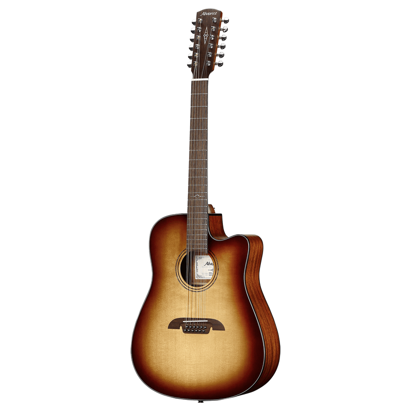 Alvarez AD60ce Artist Dreadnought Acoustic Electric 12 string Guitar with Cutaway - Musical Instrument Warehouse