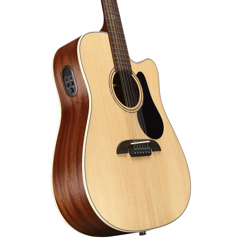 Alvarez AD60ce Artist Dreadnought Acoustic Electric 12 string Guitar with Cutaway - Musical Instrument Warehouse