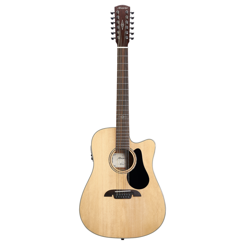 Alvarez AD60ce Artist Dreadnought Acoustic Electric 12 string Guitar with Cutaway - Musical Instrument Warehouse