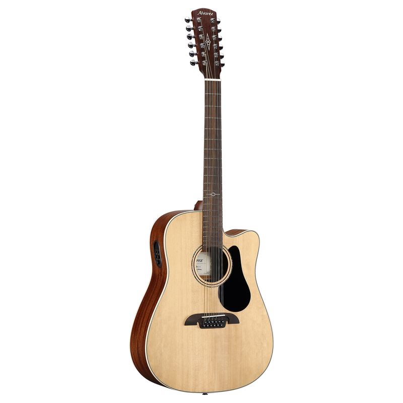 Alvarez AD60ce Artist Dreadnought Acoustic Electric 12 string Guitar with Cutaway - Musical Instrument Warehouse