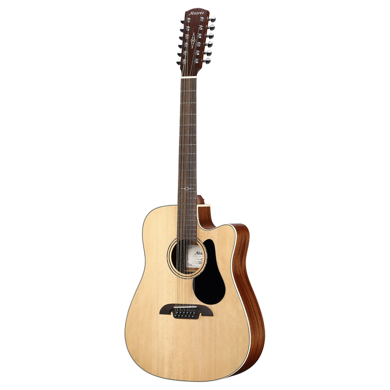 Alvarez AD60ce Artist Dreadnought Acoustic Electric 12 string Guitar with Cutaway - Musical Instrument Warehouse