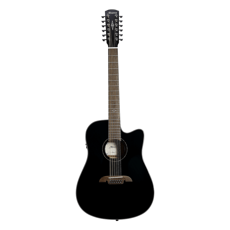 Alvarez AD60ce Artist Dreadnought Acoustic Electric 12 string Guitar with Cutaway - Musical Instrument Warehouse