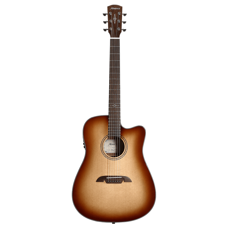 Alvarez AD60ce Shadowburst Artist Dreadnought Acoustic Electric Guitar with Cutaway - Musical Instrument Warehouse