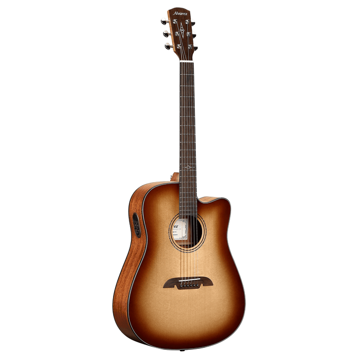 Alvarez AD60ce Shadowburst Artist Dreadnought Acoustic Electric Guitar with Cutaway - Musical Instrument Warehouse