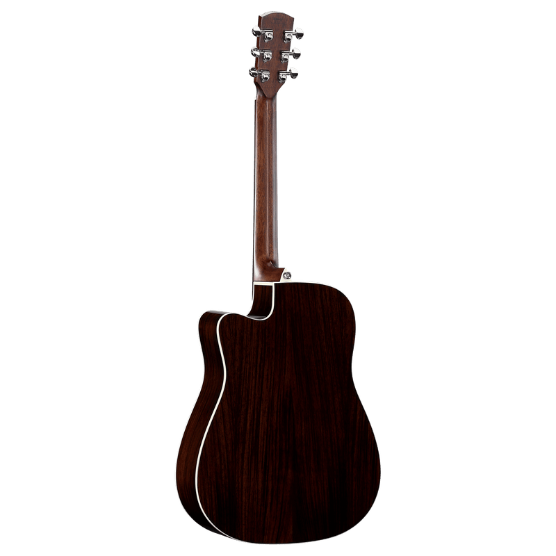 Alvarez AD70ce Dreadnought Acoustic Electric Guitar Blacktop with Cutaway - Musical Instrument Warehouse