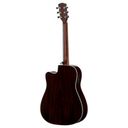 Alvarez AD70ce Dreadnought Acoustic Electric Guitar Blacktop with Cutaway - Musical Instrument Warehouse